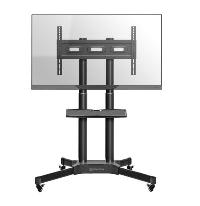 ONKRON TS1351 стойка для телевизора с кронштейном 32"-65", мобильная, чёрная