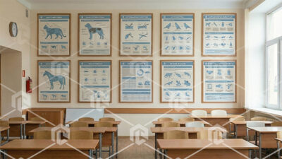 Комплект настенных плакатов "Ветеринария"
