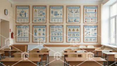 Комплект настенных плакатов «Охрана труда» Комплект настенных плакатов «Охрана труда» Комплект настенных плакатов «Охрана труда»