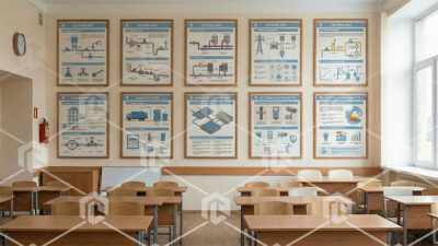 Комплект настенных плакатов «Системы ЖКХ» Комплект настенных плакатов «Системы ЖКХ» Комплект настенных плакатов «Системы ЖКХ»